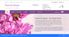 Desktop Screenshot of flowers4sharjah.com